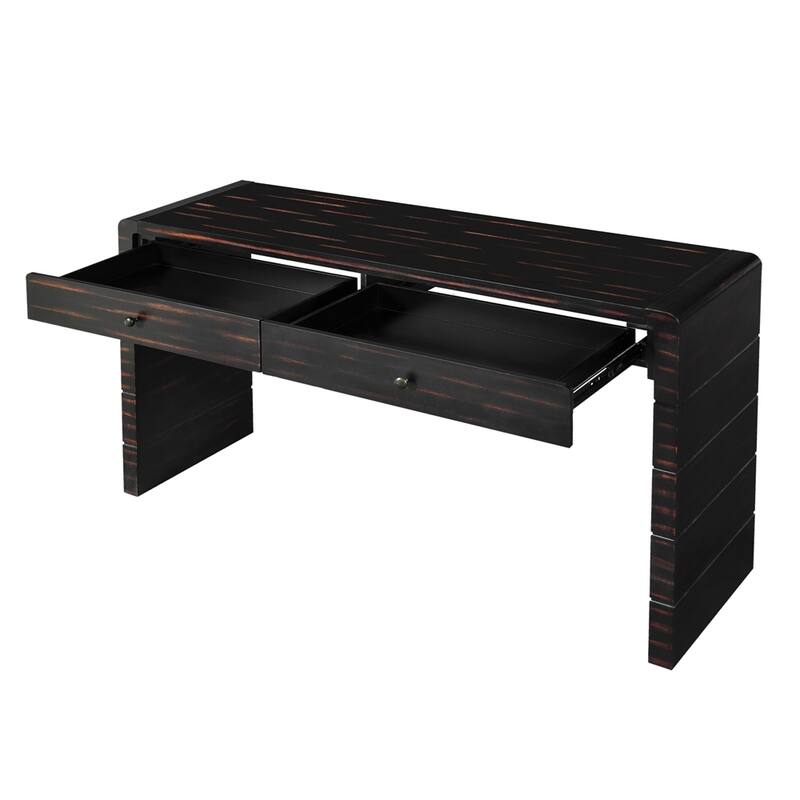 52 inch Sofa Table with Storage Drawers