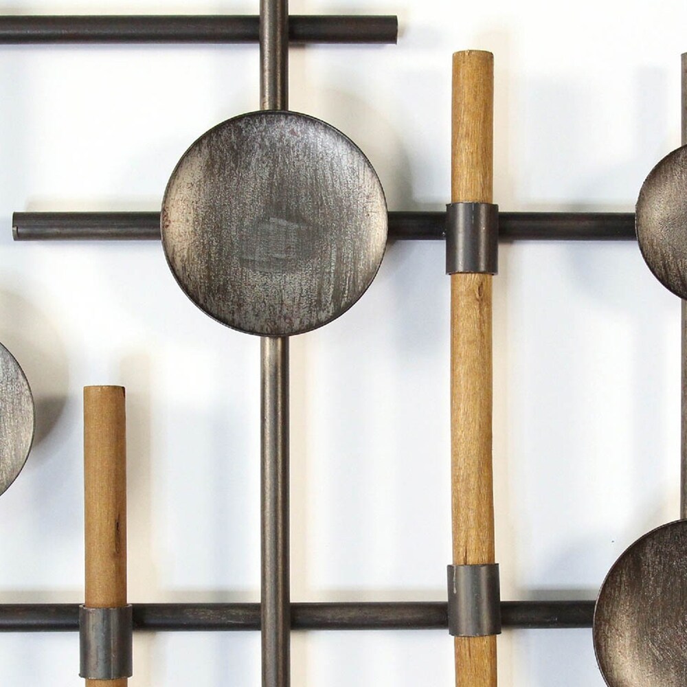 Shop Stratton Home Decor Handcrafted Metal And Wood Wall Sculpture