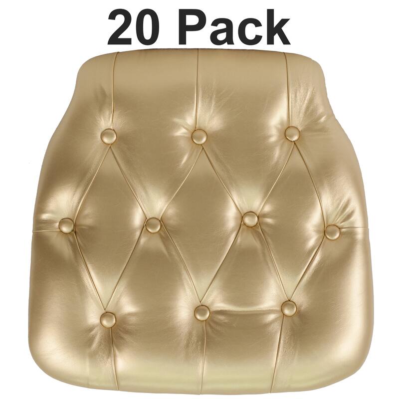 20 Pack Hard Tufted Vinyl Chiavari Chair Cushion Bed Bath & Beyond