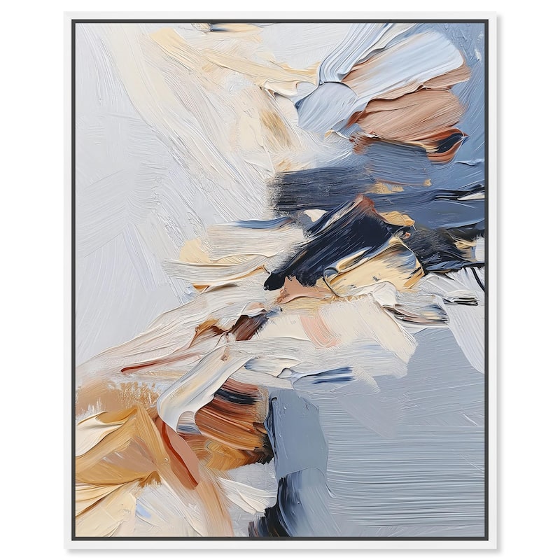 A Symphony in White II Canvas by Art Remedy - 24" x 30" - White