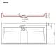 preview thumbnail 47 of 51, vidaXL Wash Basin Mineral Cast/Marble Cast White Washroom Sink Multi Sizes