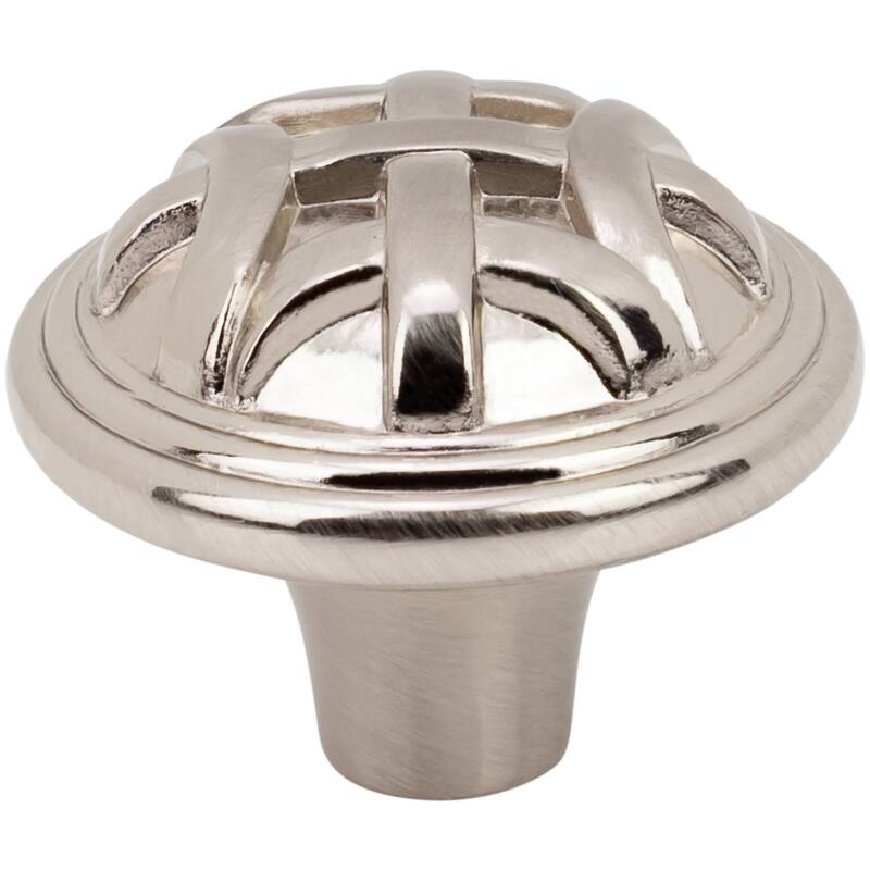 DesignPerfect DPA10L68K-10PACK Traditional Pack of (10) 1-1/4" Round - Brushed Satin Nickel