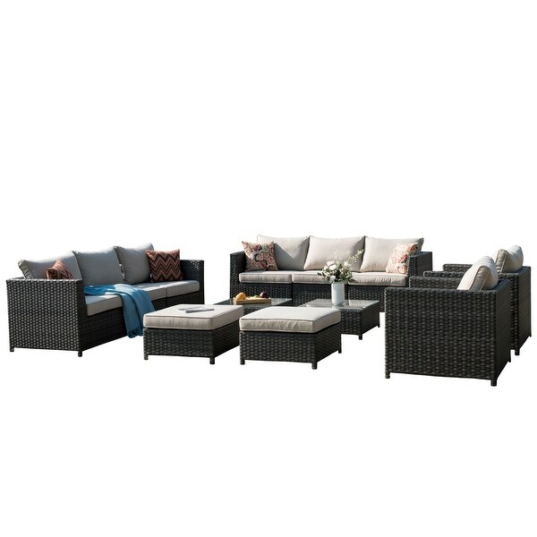 12 seat best sale garden furniture sets