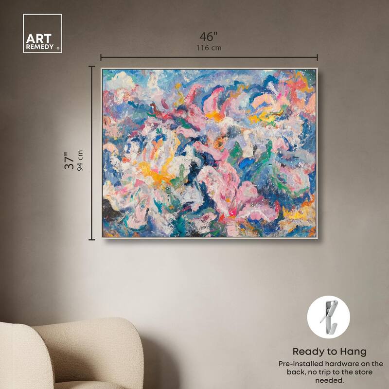 Pastel Riot II Canvas by Art Remedy