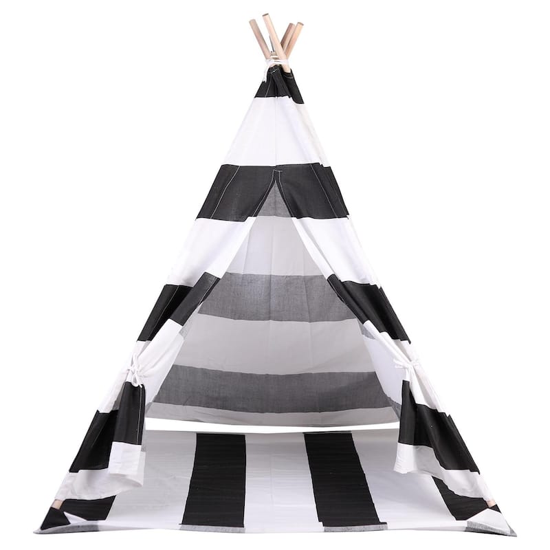 Indoor Dollhouse Indian Play Tent Children Teepee Tent - 47 in. x 47 in.x 52 in.