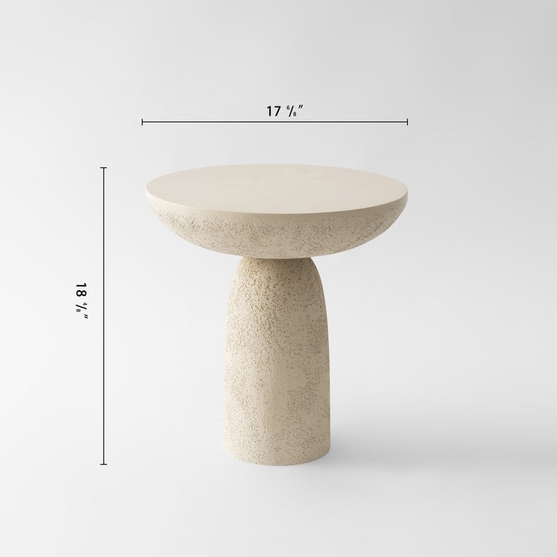 Round Side Table End Table