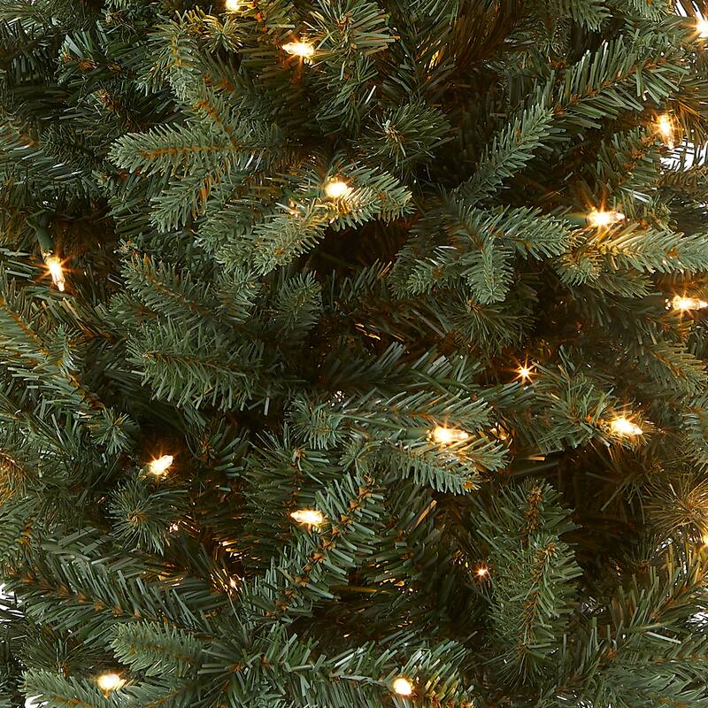 National Tree Company 4 ft. Burlap Christmas Tree with Clear Lights - 4 Foot
