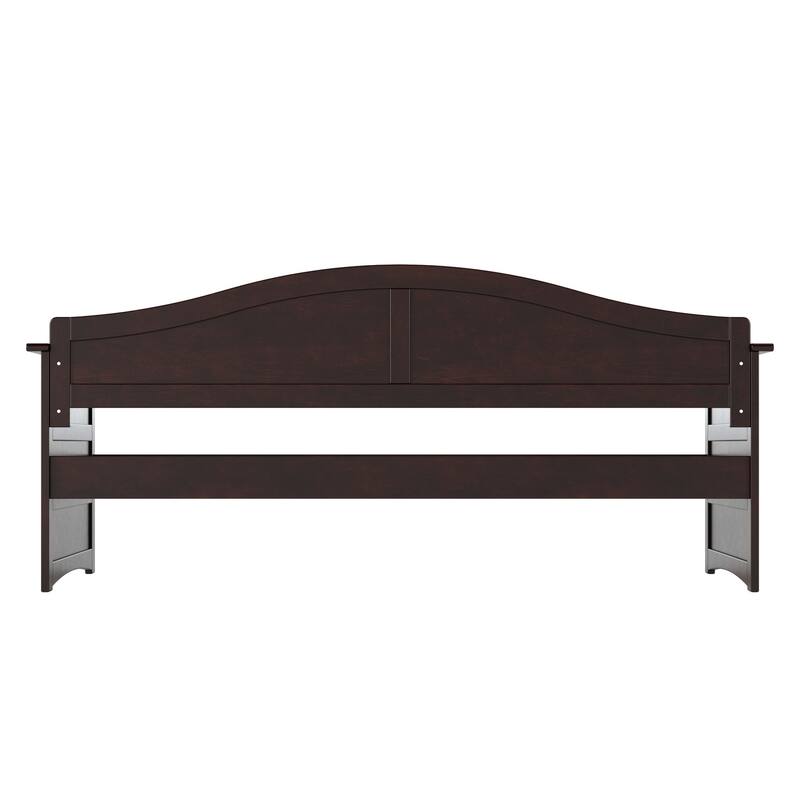Bohemian Twin Daybed - Espresso Wood Frame - 78.75" L x 40" W x 34.63" H - Durable & Stylish