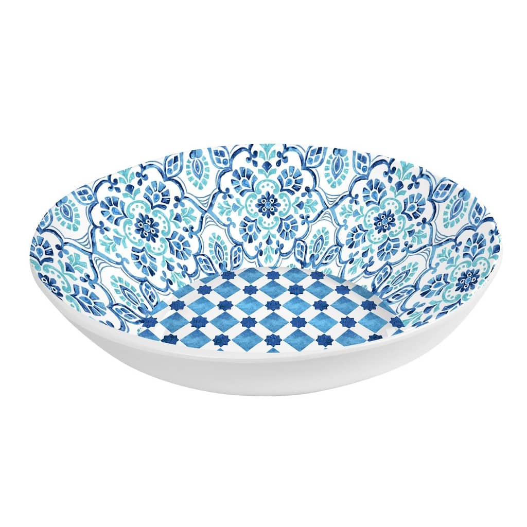 Abode Homewares by TarHong Palazzo Tile Serve Bowl ,12 ", 113 oz