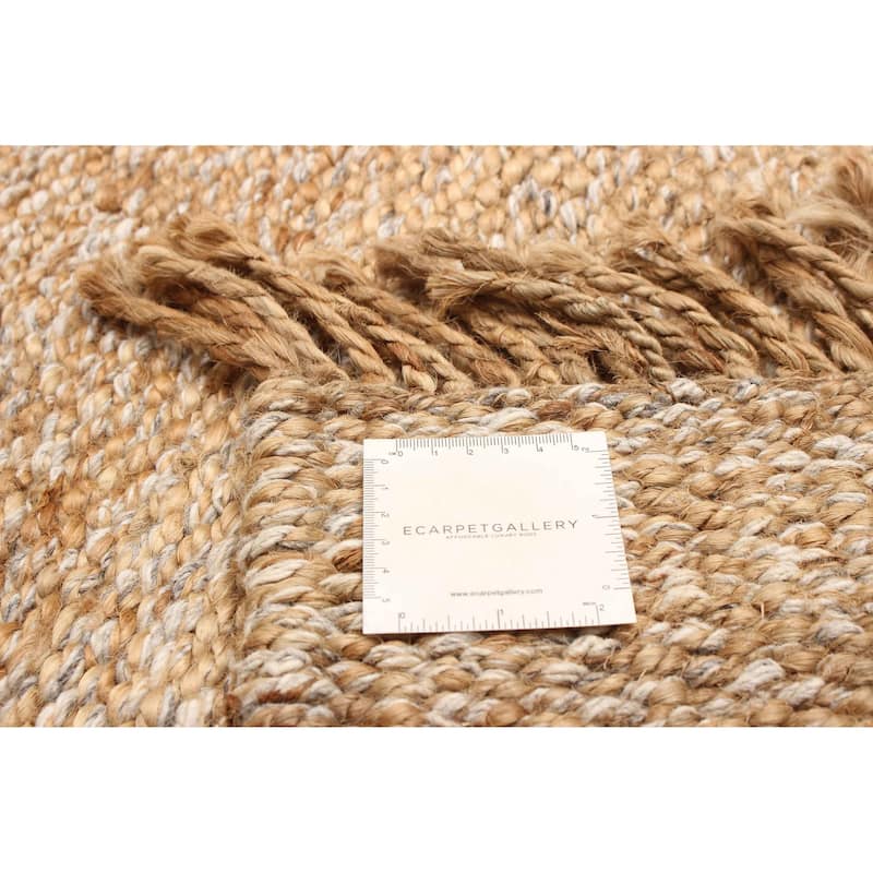 ECARPETGALLERY Flat-Weave Palas Denizli Tan Jute Kilim - 5'1 x 7'1