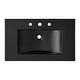 preview thumbnail 40 of 120, JONATHAN Y Aubert 3-Hole Rectangular Ceramic Single Sink Basin Vanity Top