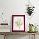 preview thumbnail 133 of 138, The Minimalist Garden II -Framed Print w/glass-Cherry Red