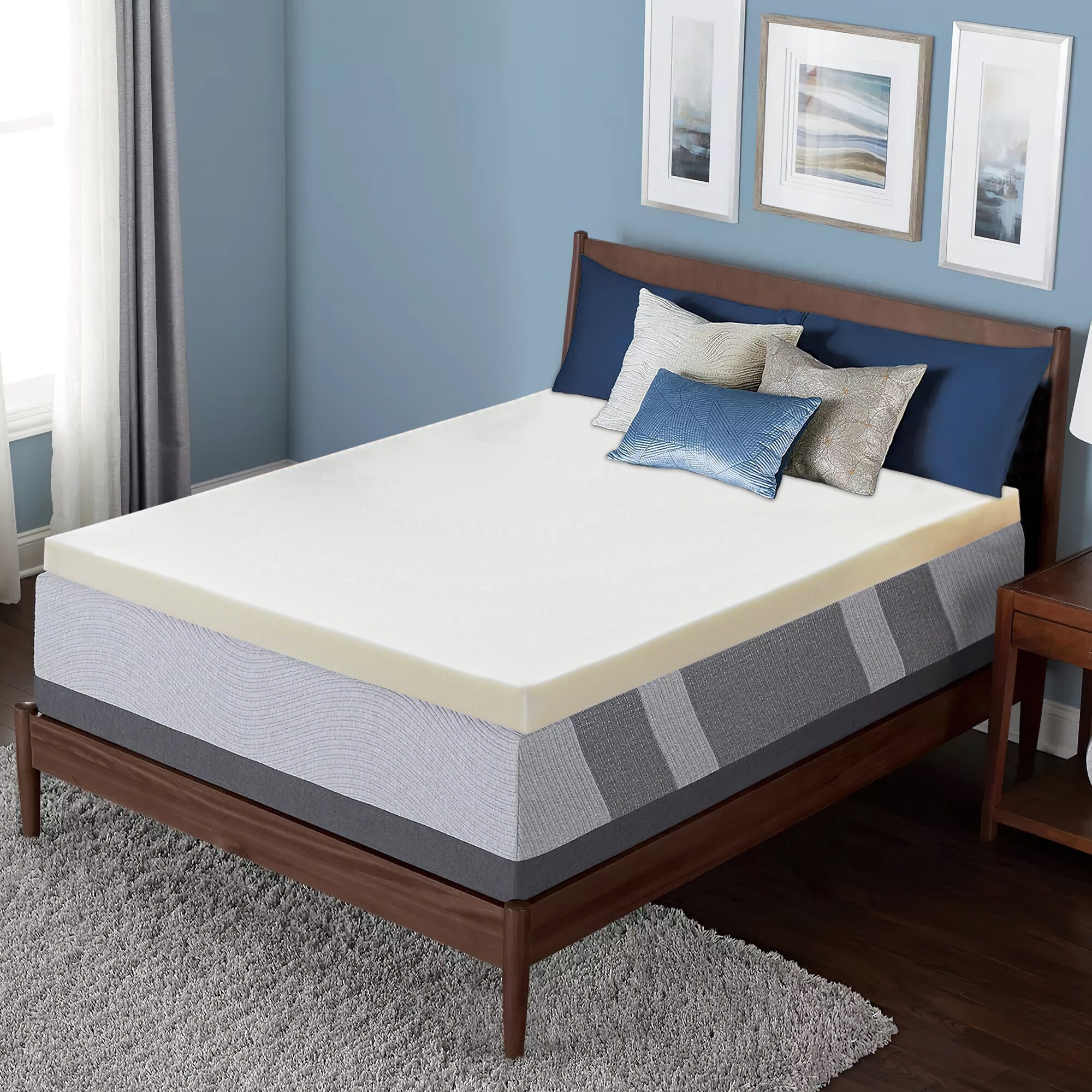 1 inch mattress topper discount