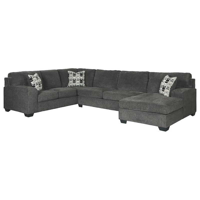 Ballinasloe 3-Piece Sectional - Smoke
