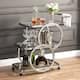 Metal Bar Cart Chrome Bar Carts for the Home