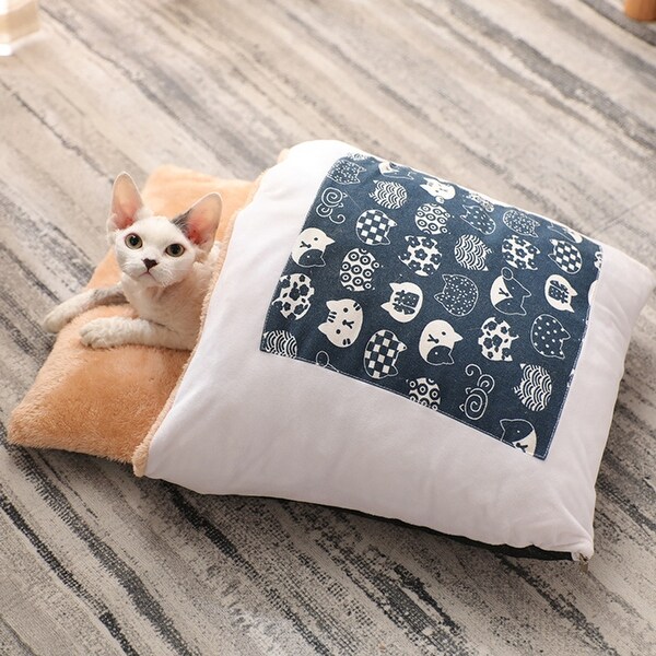 Cat Litter Closed Removable Washable Puppy Cotton Quilt Sleeping