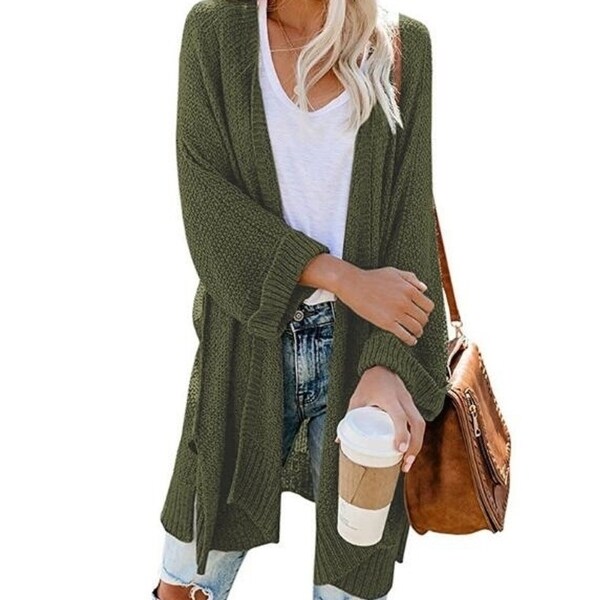 Shop Women's Casual Cardigan Sweaters Cozy Open Front Long Shop Women's Casual Cardigan Sweaters Cozy Open Front Long