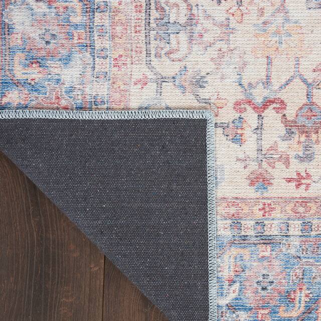 57 Grand by Nicole Curtis Vintage Medallion Machine Washable Area Rug