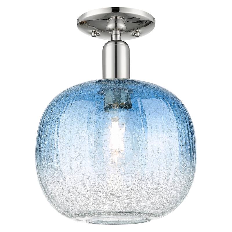 Innovations Lighting Downtown Urban - Brookhaven Sphere - 1 Light 10" Semi-Flush Mount Light