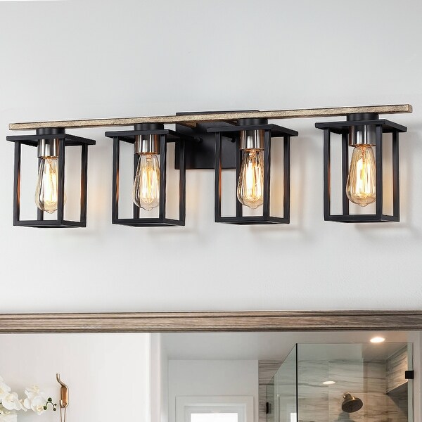Cage bathroom light top