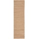 preview thumbnail 24 of 68, Nourison Natural Jute Indoor only Solid Area Rug 2' x 6' - Natural