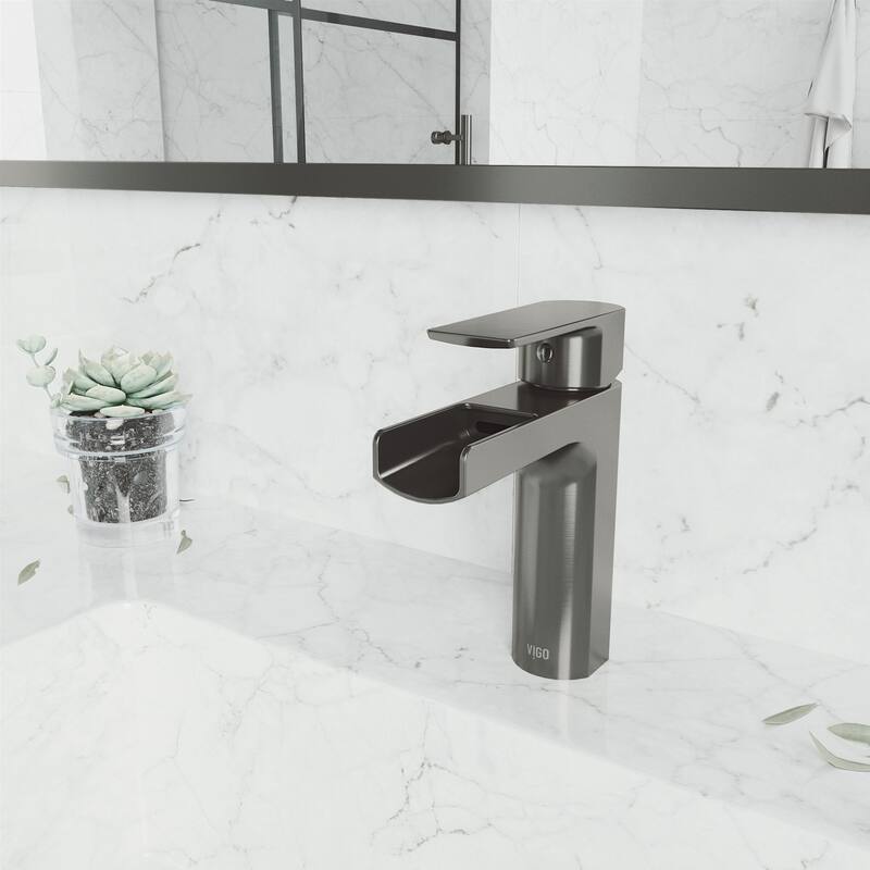 VIGO Ileana 7" H Single Handle Single Hole Bathroom Faucet