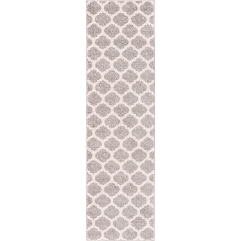 Well Woven Modern Trellis Lines Runner Rug - 2' x 7'3"