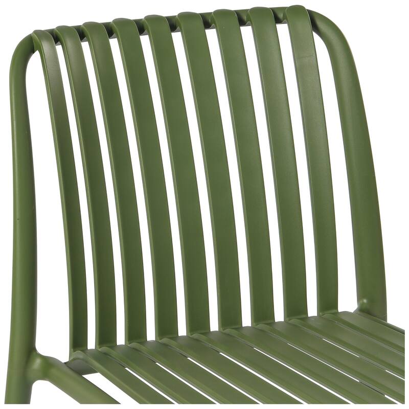 Frond and Form Modern 6-Person Outdoor Patio Rectangular Dining Set