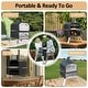 preview thumbnail 6 of 8, 2-Layer Outdoor Pizza Oven Wood Fired Pizza Maker Outside Pizza Grill for Camping - 16 inch