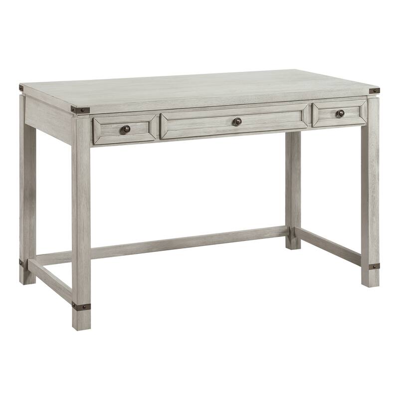 OS Home & Office Furniture Writing Desk in Champagne Oak Wood Veneer