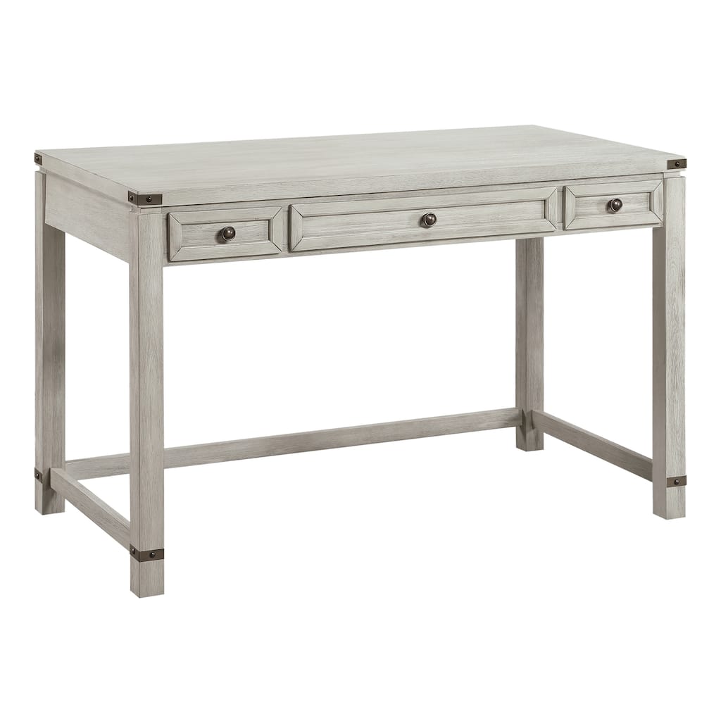 OS Home & Office Furniture Writing Desk in Champagne Oak Wood Veneer