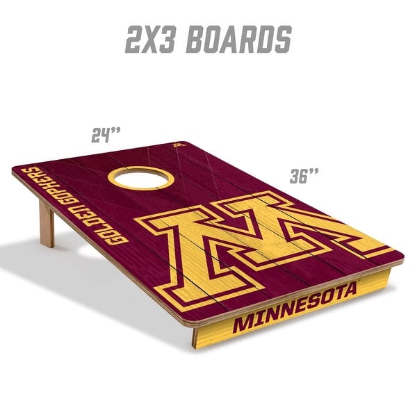Minnesota Golden Gophers NCAA Tailgate Cornhole Board Set