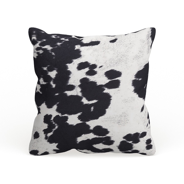 faux cowhide throw pillows
