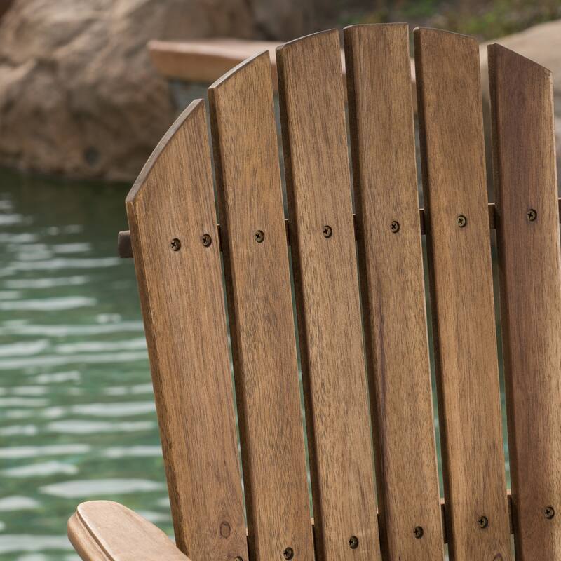 Malibu Outdoor Wood Acacia Barstool (Set of 4) by Christopher Knight Home