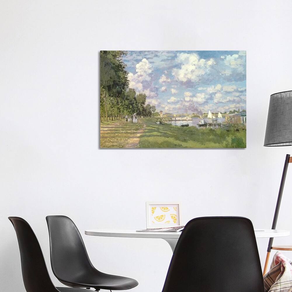 iCanvas "The Marina at Argenteuil, 1872 " by Claude Monet Canvas Print