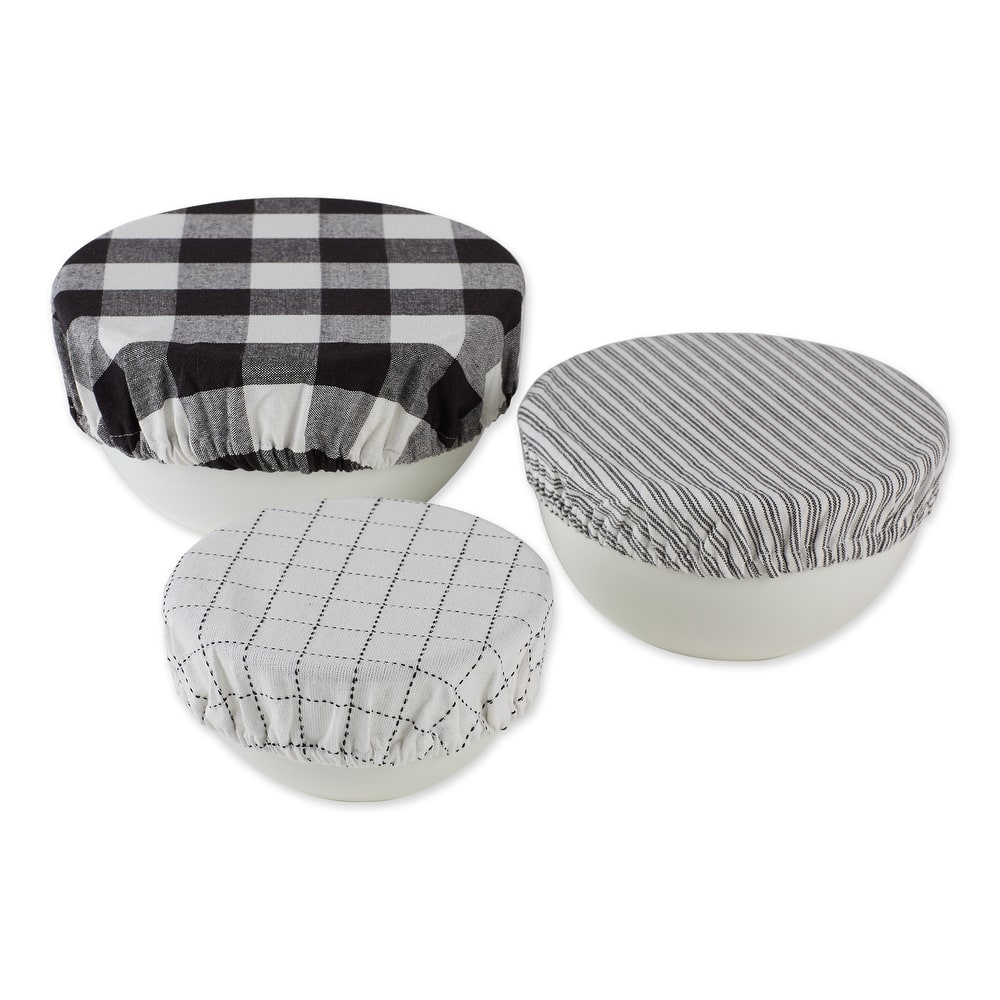 DII Asst Stone Farmhouse Woven Dish Cover (Set of 3)