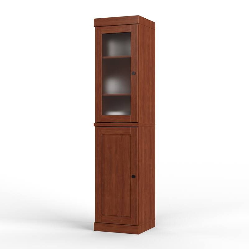 100% Solid Wood 16.5" Kitchen Pantry Cabinet with Doors by Palace Imports