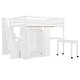 preview thumbnail 17 of 17, Multifunctional Loft Bed with Stairs,Bookshelf,Drawers,Desk & Wardrobe,Full Size for Bedroom