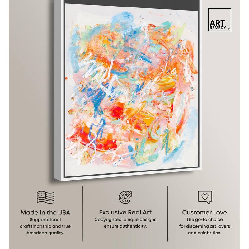 Swirling Hues I Canvas by Art Remedy