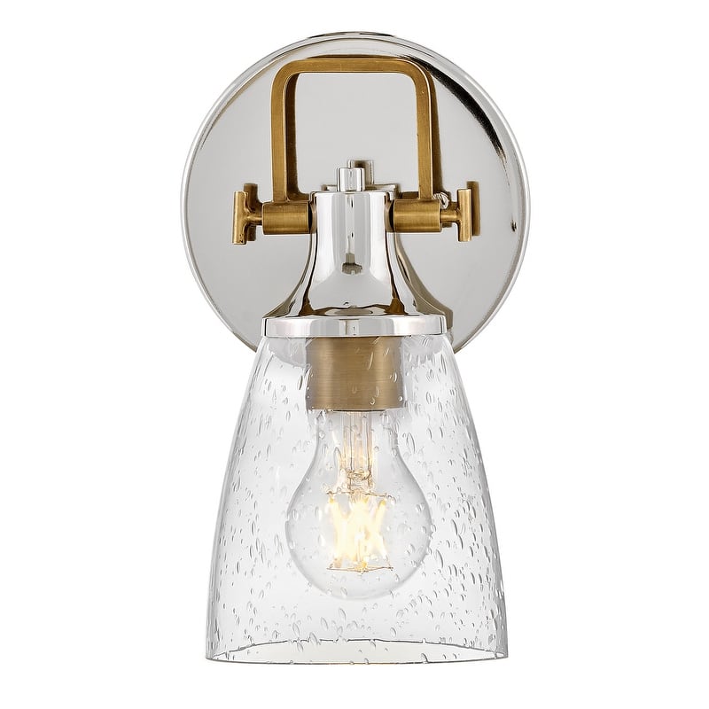 Hinkley Lighting Easton 6" Wide Bathroom Sconce with Clear Seedy Glass