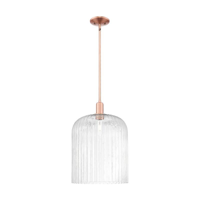 Innovations Lighting Downtown Urban - Bridal Veil - 1 Light 12" Stem Hung Mini Pendant