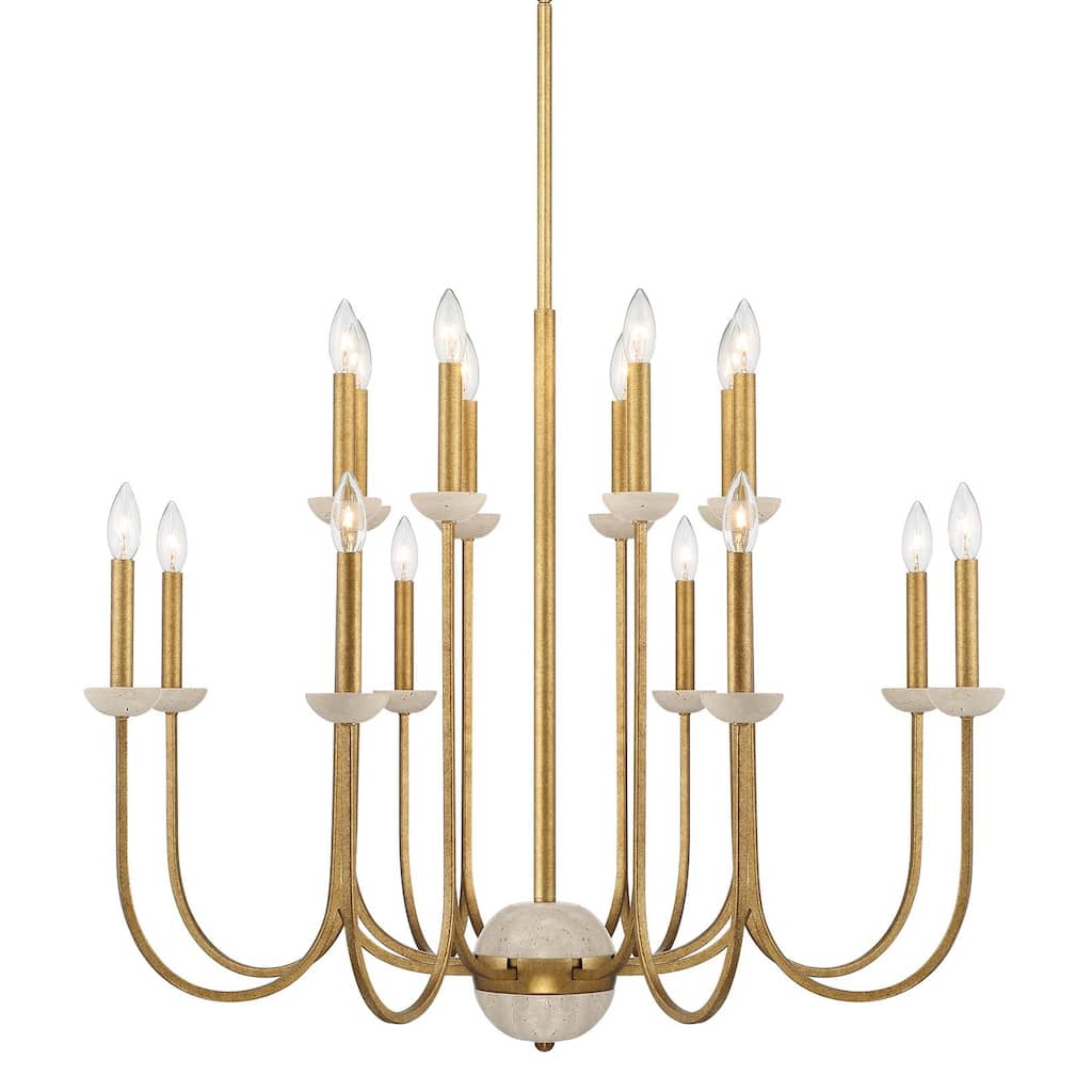 Savoy House 1-2296-16 Oakhurst 16 Light 36" Wide Taper Candle Style