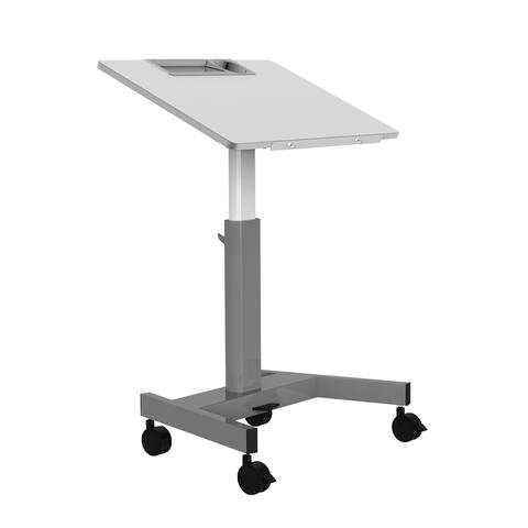Offex Pneumatic Adjustable Height Flip-Top Student Desk/Nesting Desk