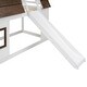 preview thumbnail 6 of 12, Farmhouse Design Twin Size Wooden Bunk Bed with Build-In Ladder,Roof and 2 Windows on House Bed,Safety Guaranteed