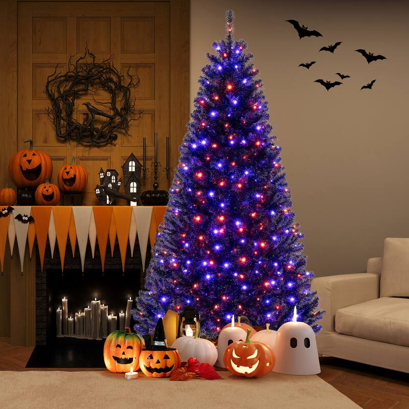 Gymax 6/7/8 Halloween Tree Artificial Decoration Tree w758/1040/1408 - See Details