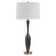 preview thumbnail 4 of 4, Uttermost Remy Polished Table Lamp - 33"H,   Shade 10"H x 15"Dia.