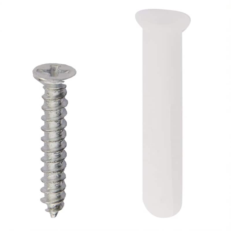 Design House 188334 1-1/4" Floor Mounted Dome Door Stop - Pack of 5