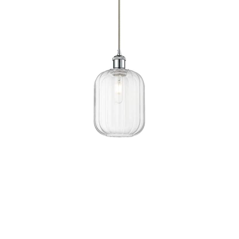 Innovations Lighting 516-1P-12-7 Preston Pendant Preston 7" Wide Mini - Polished Chrome / Clear