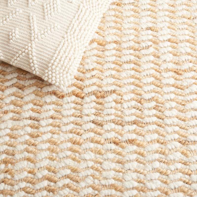 SAFAVIEH Handmade Natural Fiber Joselin Farmhouse Jute & Wool