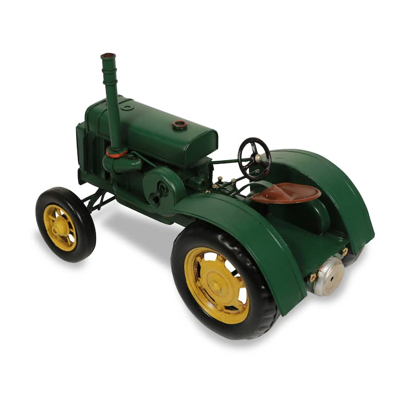 Green Metal Classic Farm Tractor